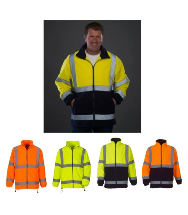 Yoko YK060 Hi Vis Heavyweight Fleece Jacket